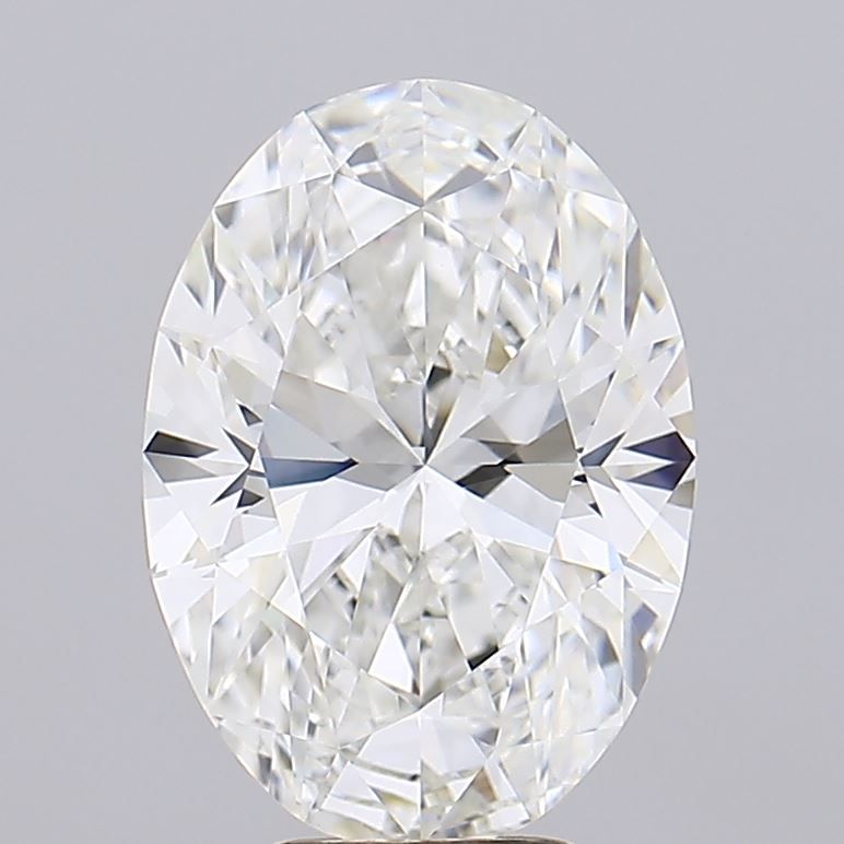 6.07 ct. oval Lab Grown Diamond front image