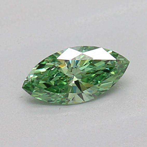 0.15 CT Fancy Vivid Green MARQUISE