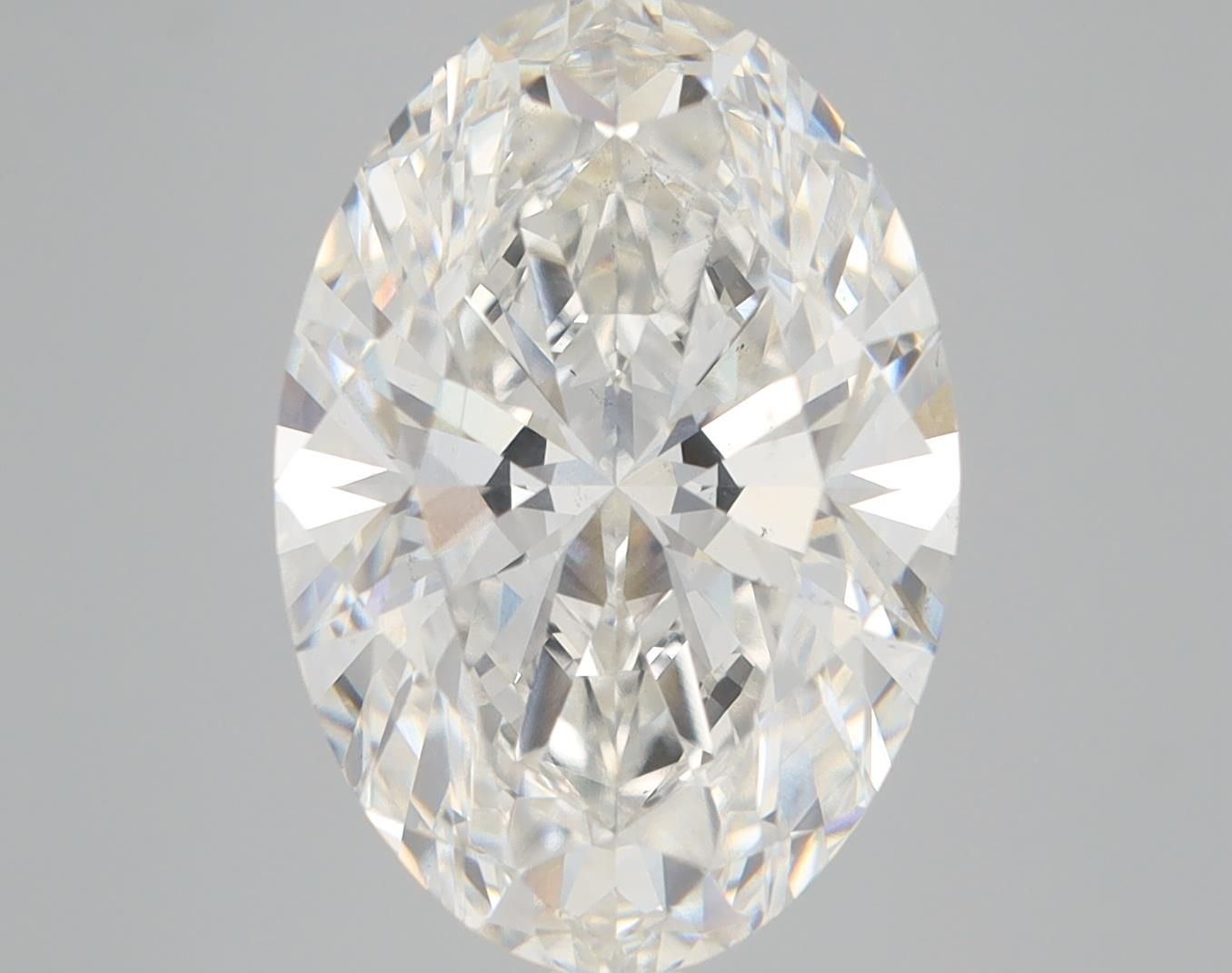 6.21 ct. oval Lab Grown Diamond front image