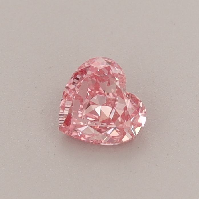 0.3 CT Fancy Vivid Pink HEART