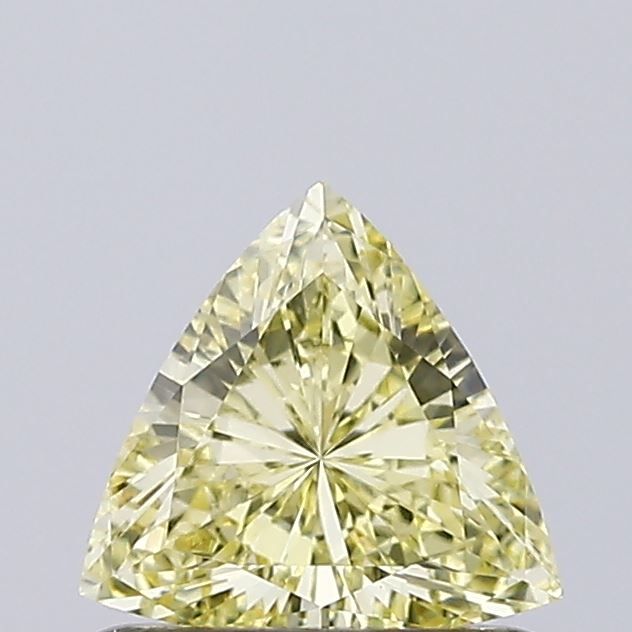 0.45 CT Fancy Light Yellow TRIANGULAR