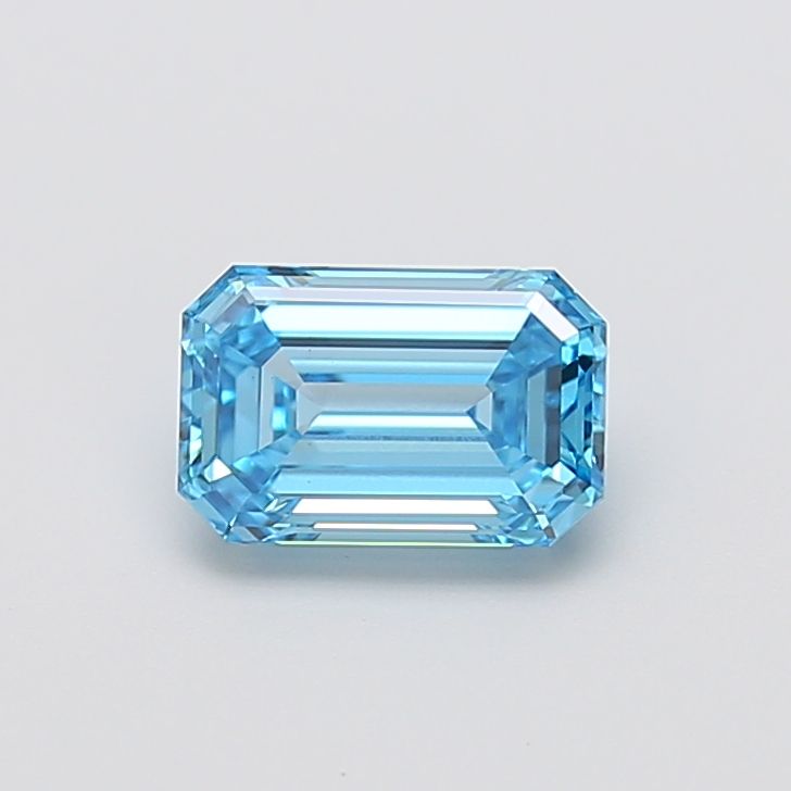 1.51 CT Fancy Vivid Blue EMERALD