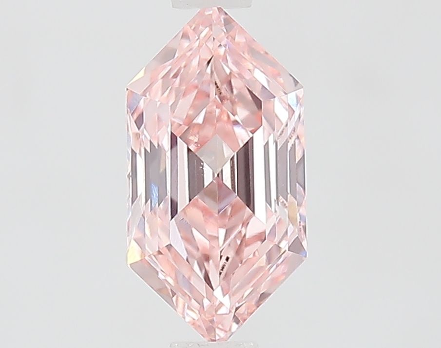 0.9 CT Fancy Intense Pink HEXAGONAL