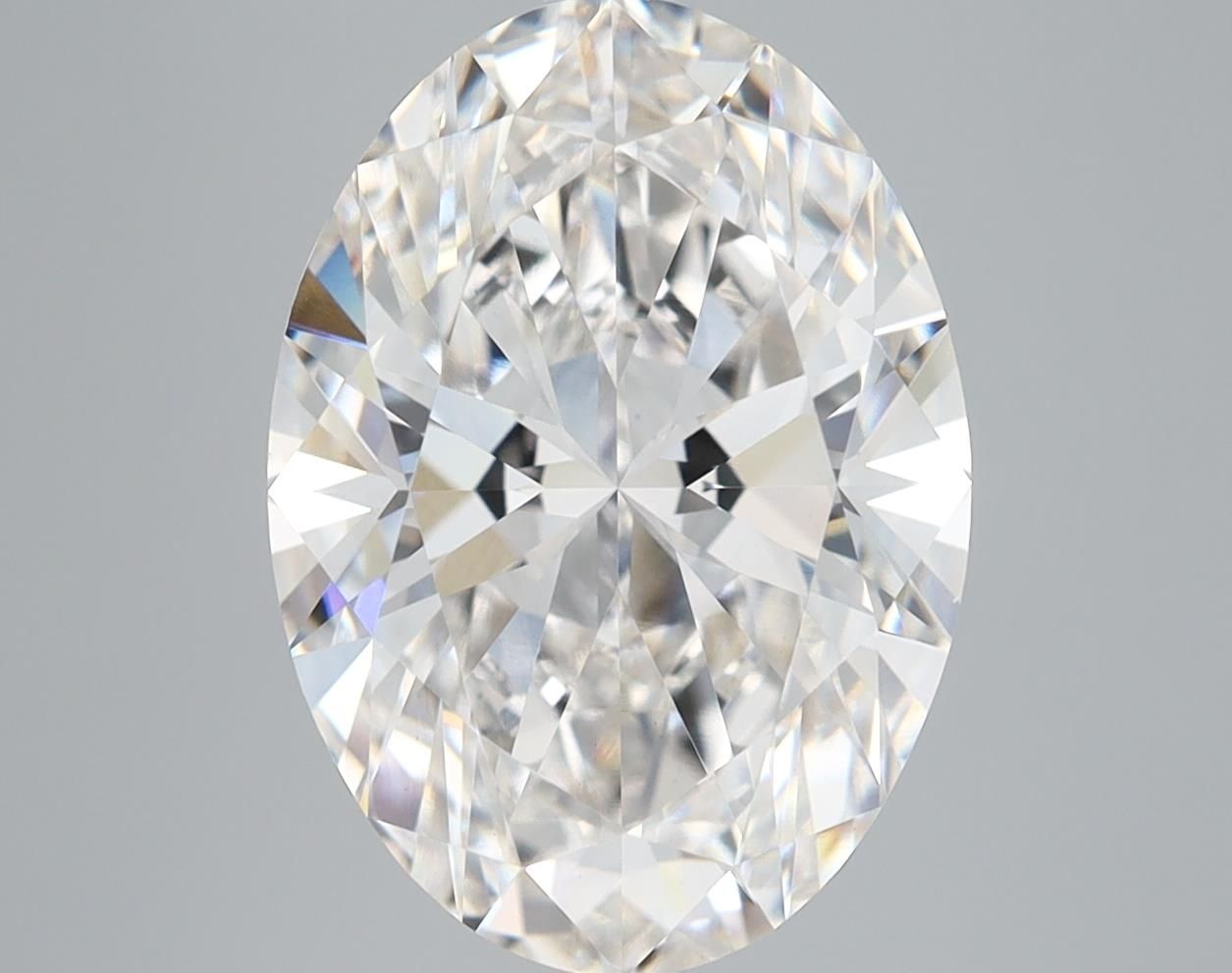 5.11 ct. oval Lab Grown Diamond front image