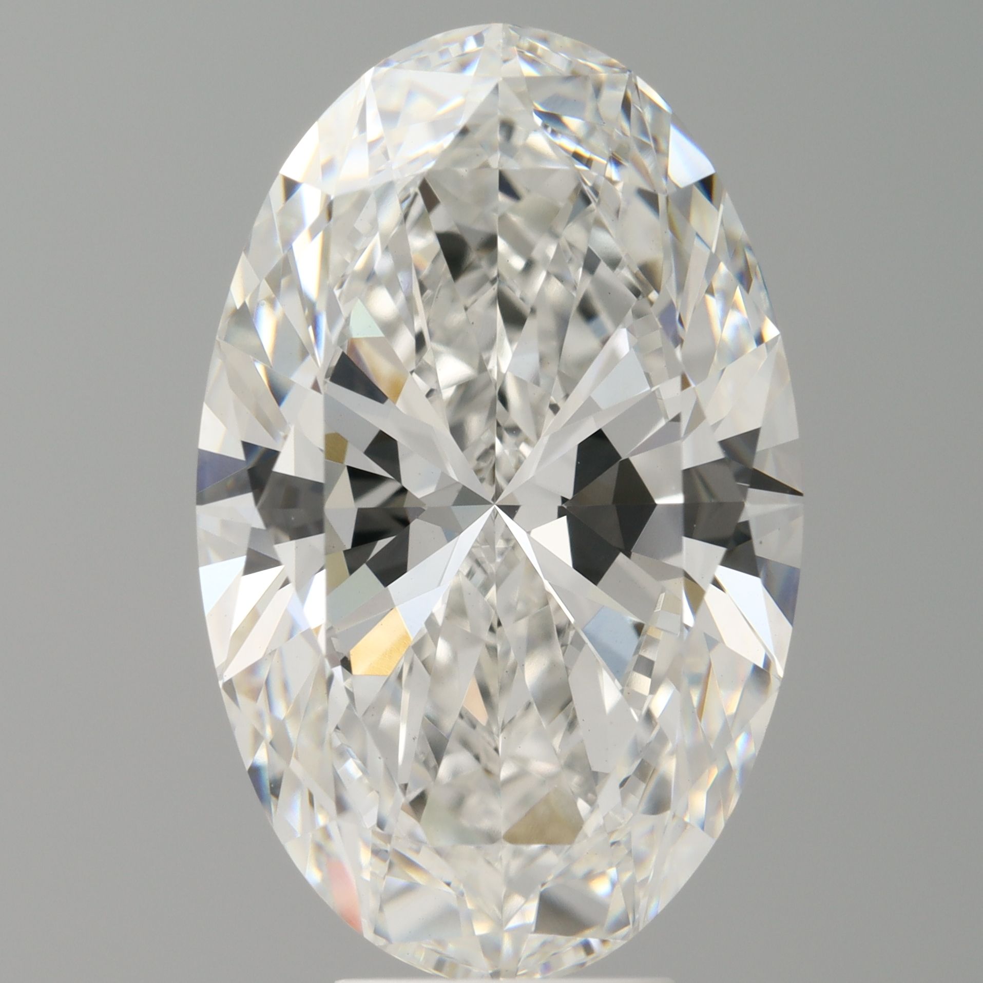 7.03 ct. oval Lab Grown Diamond front image