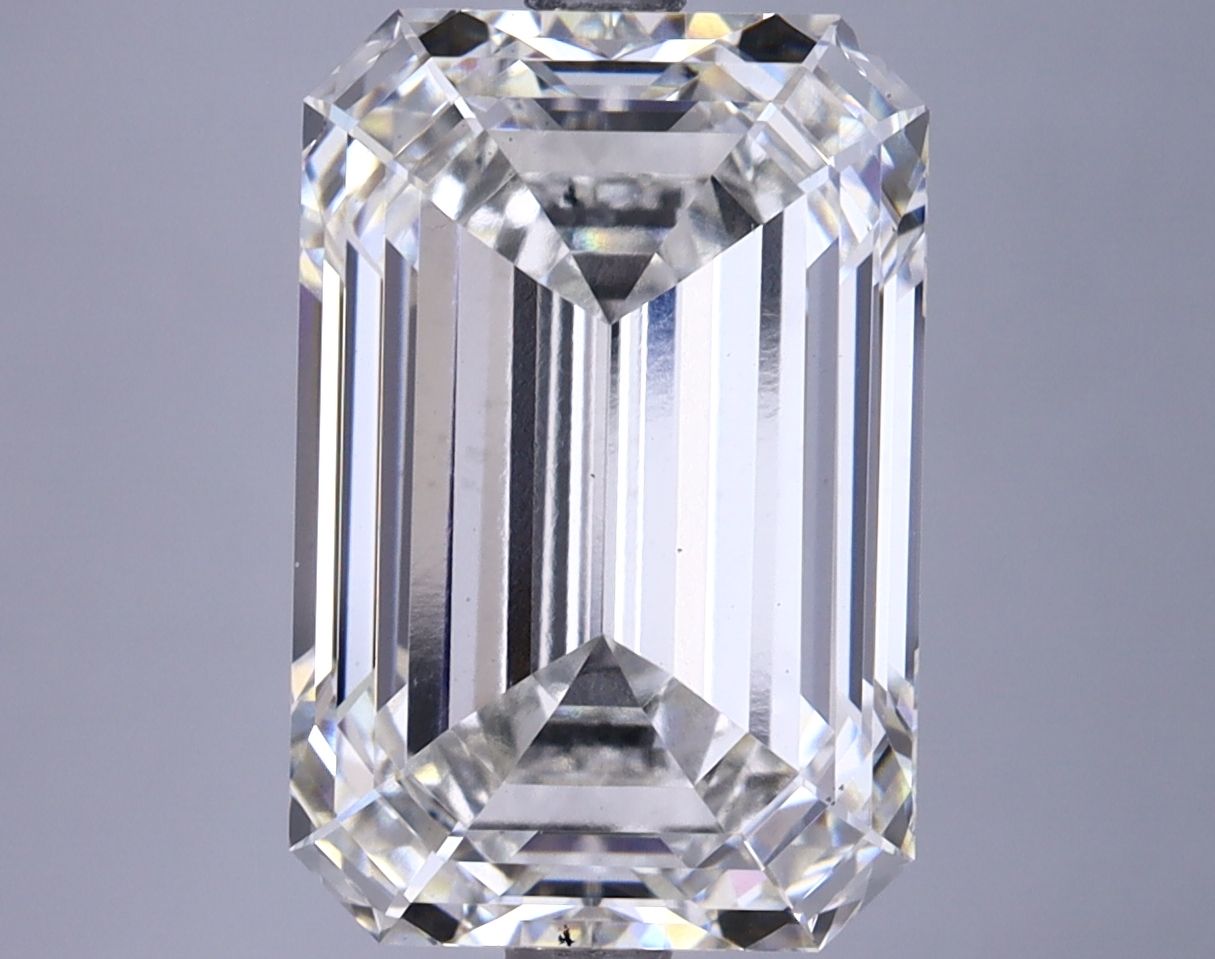 6.15 ct. emerald Lab Grown Diamond front image