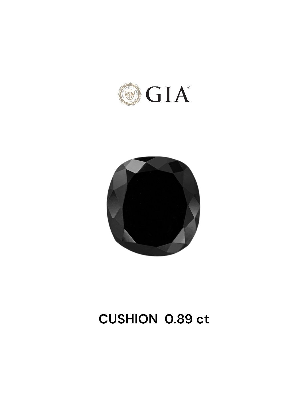 0.89 ct Cushion Brilliant diamond