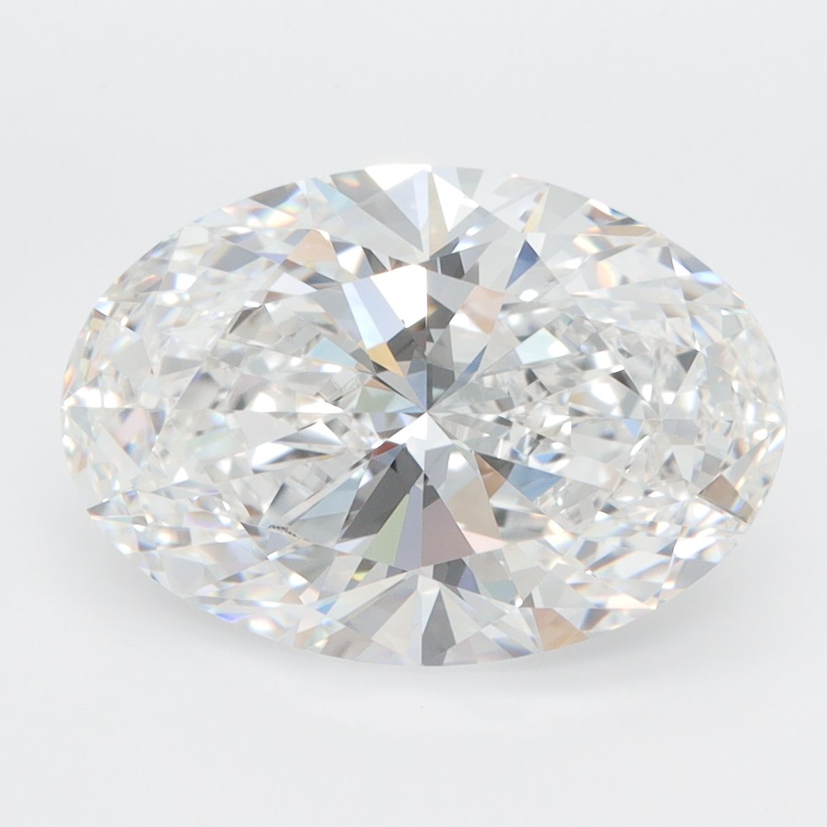 5.35 ct. oval Lab Grown Diamond front image