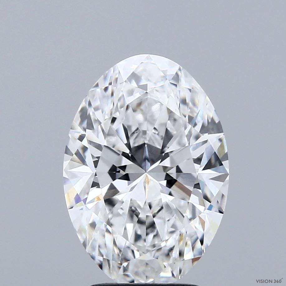 3.06 ct. oval Lab Grown Diamond front image