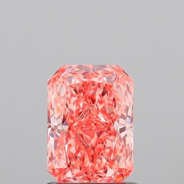 1.18 CT Fancy Vivid Orangey Pink RADIANT