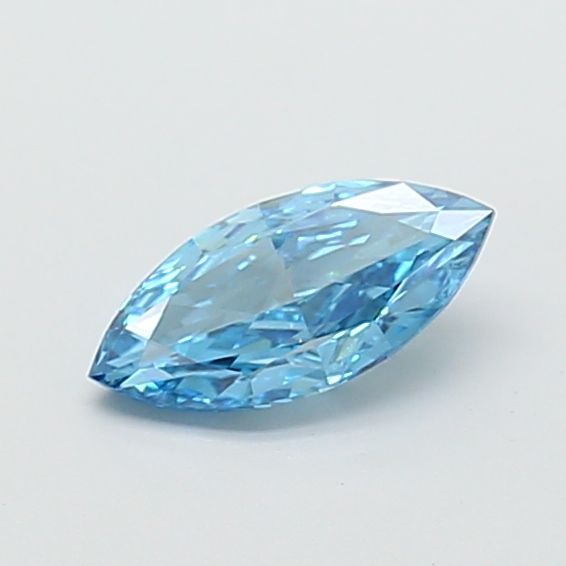 1.05 CT Fancy Vivid Blue MARQUISE