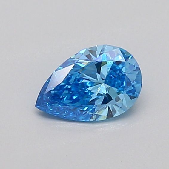 0.33 CT Fancy Vivid Blue PEAR