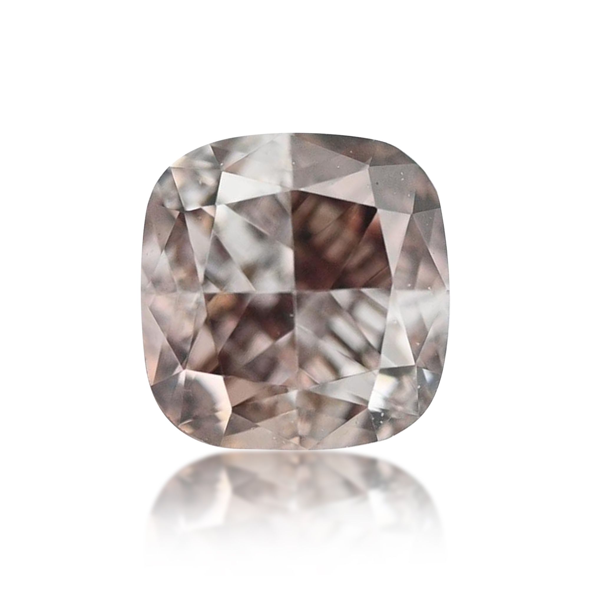 Diament 0.27 ct Fancy Pink Brown/VVS2