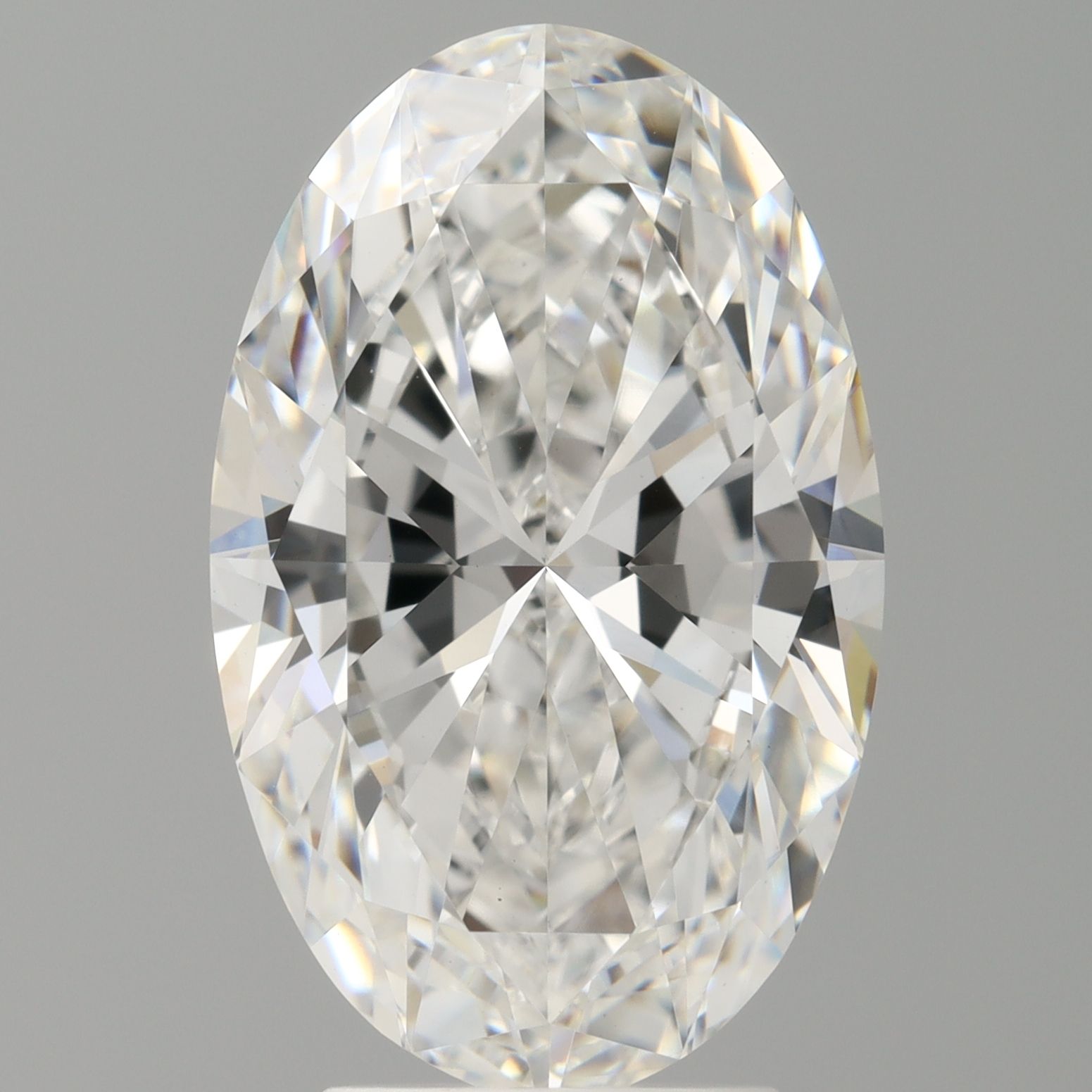 4.10 ct. oval Lab Grown Diamond front image
