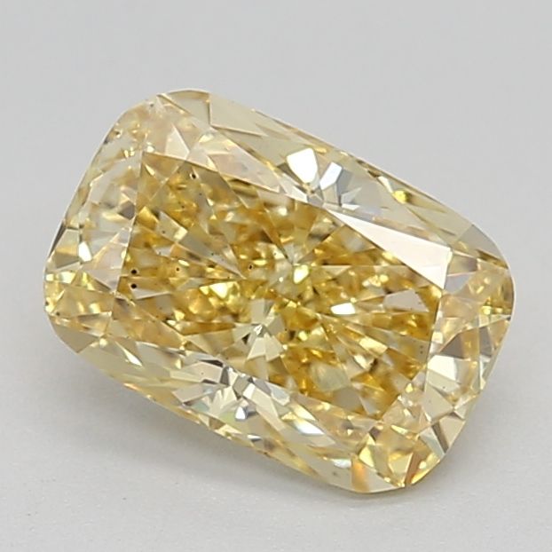 1.1 CT Fancy Intense Yellow CUSHION BRILLIANT