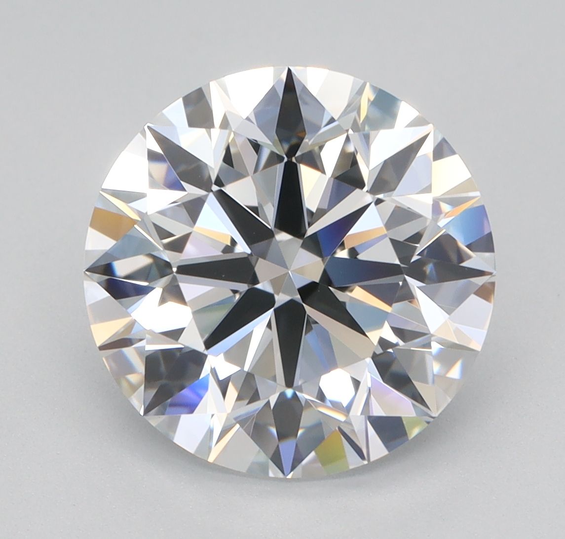 Diamant Rond 3.01 ct - Couleur D - Pureté VVS2