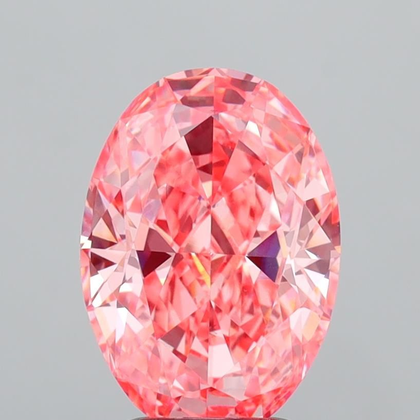 3.24 ct. oval Lab Grown Diamond front image