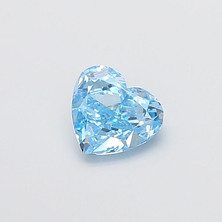 1.06 CT Fancy Vivid Blue HEART