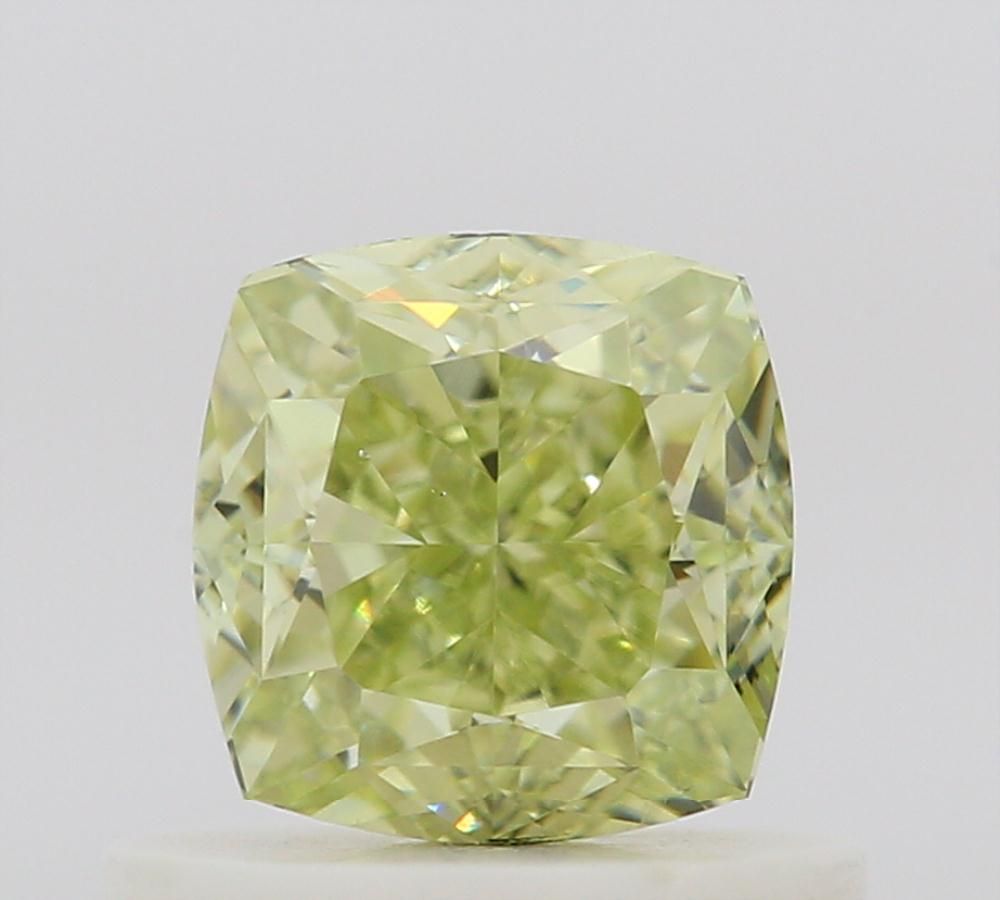 Diament 0.71 ct Fancy Green Yellow/SI1