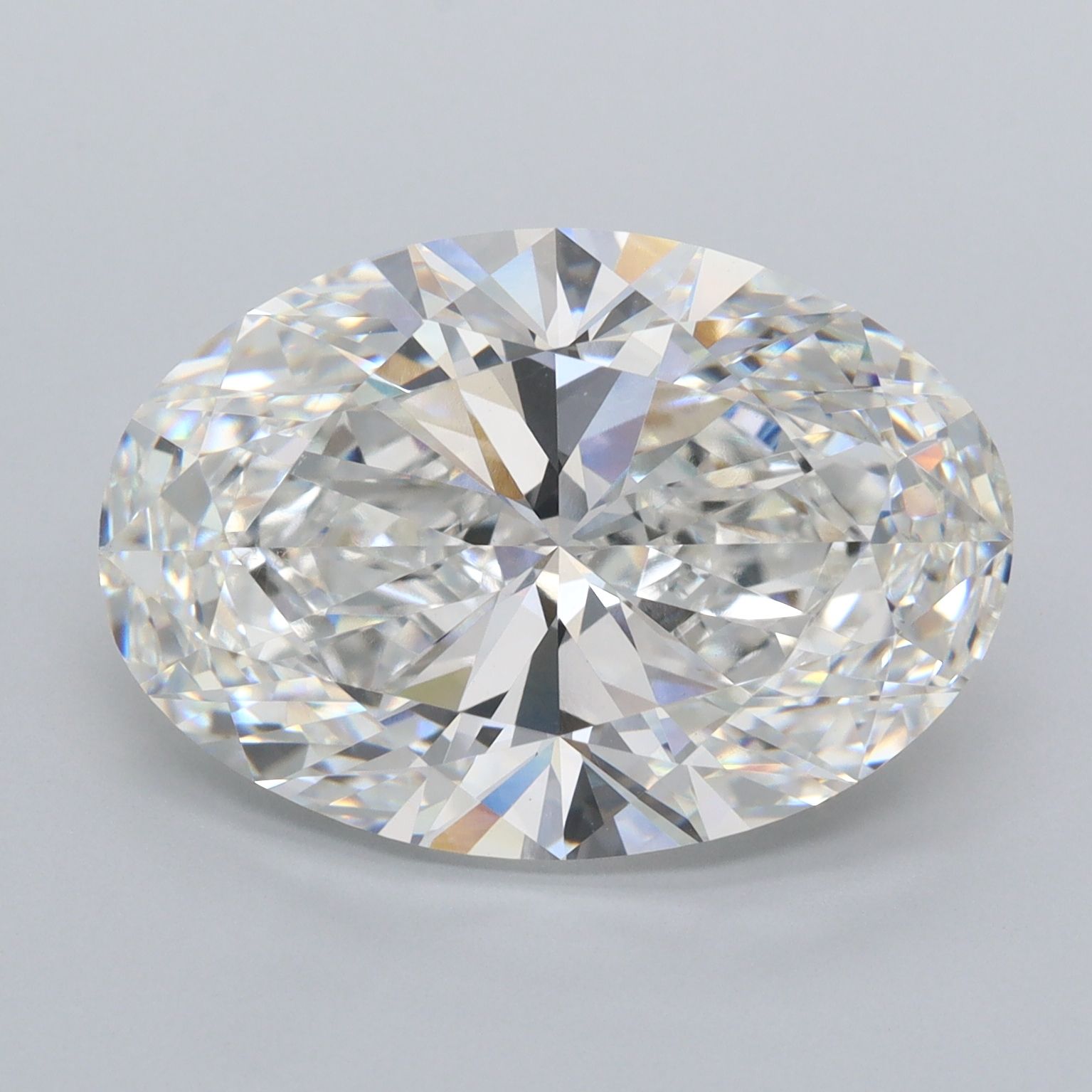 9.07 ct. oval Lab Grown Diamond front image