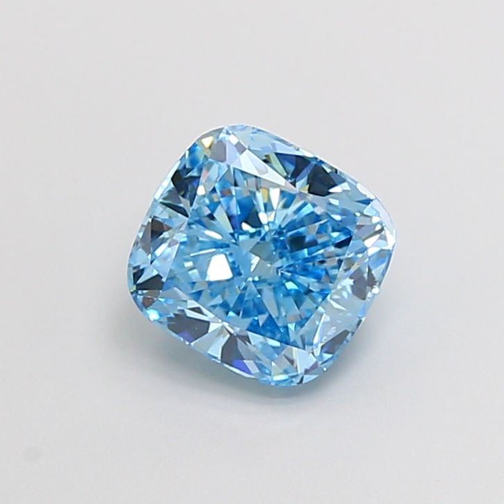 1.92 CT Fancy Vivid Blue CUSHION MODIFIED