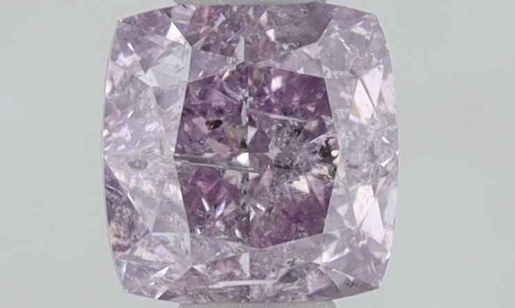 Diament 0.5 ct Fancy Intense Pink Purple/I2
