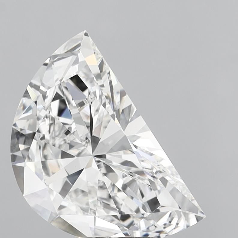 4.05 ct lab-grown Half moon Diamond