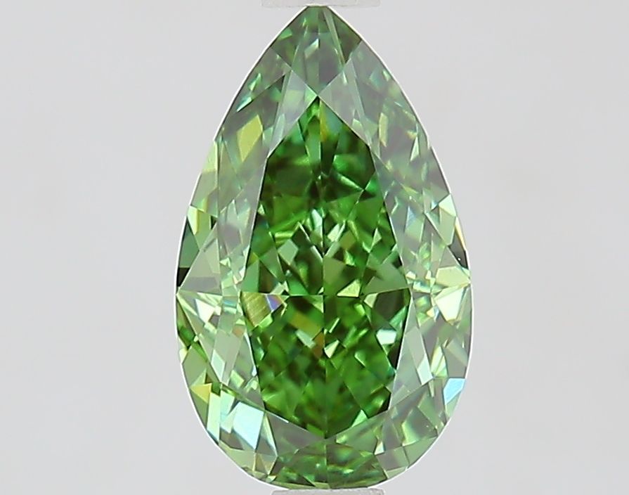 1.51 CT Fancy Vivid Green PEAR