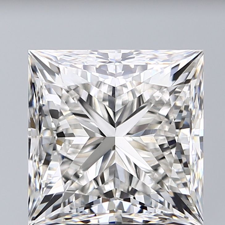 7.04 ct. princess Lab Grown Diamond front image