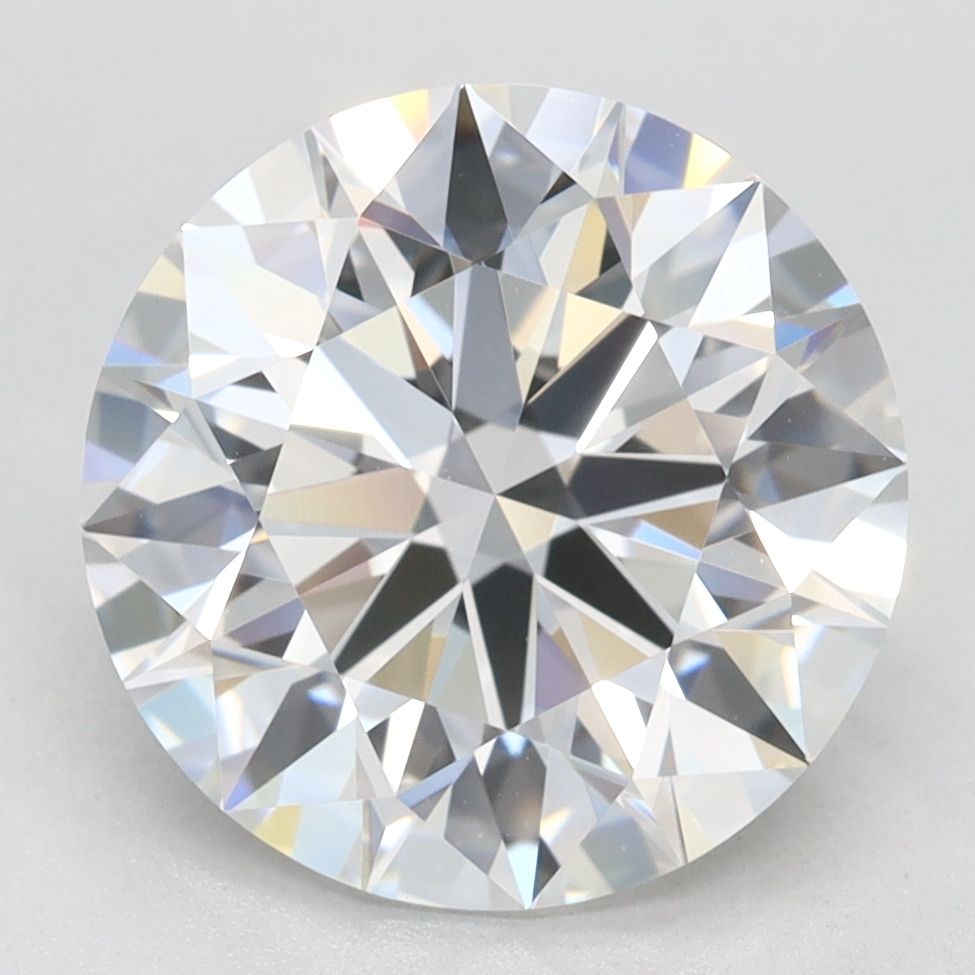 Diamant Rond 3.61 ct - Couleur D - Pureté VVS1