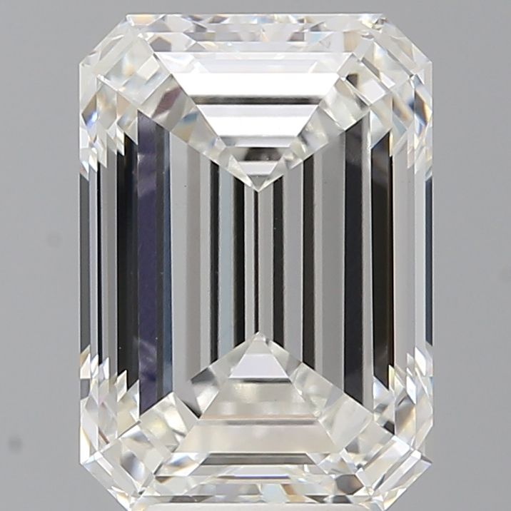 6.04 ct. emerald Lab Grown Diamond front image
