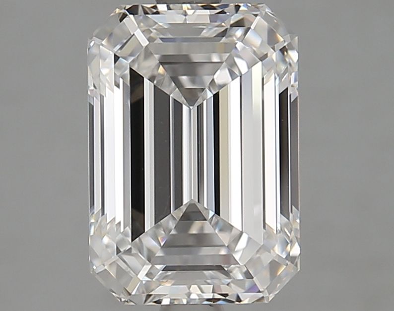 Diamant Émeraude 3.11 ct - Couleur D - Pureté VVS1