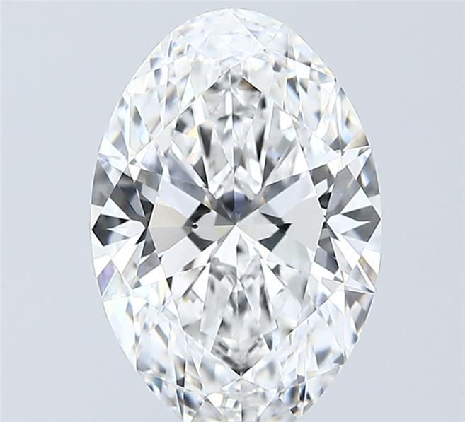 3.02 ct. oval Lab Grown Diamond front image