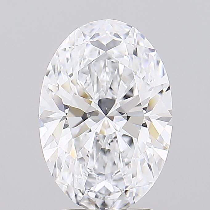2.72 ct. oval Lab Grown Diamond front image