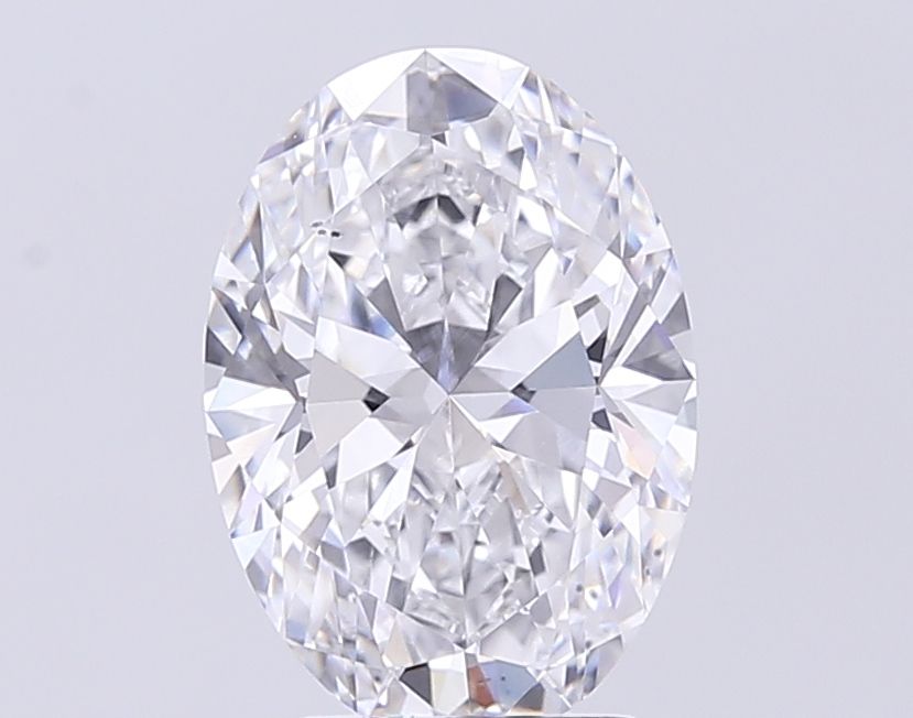 3.03 ct. oval Lab Grown Diamond front image