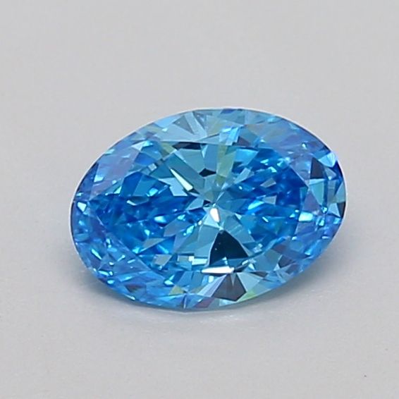 0.5 CT Fancy Vivid Blue OVAL
