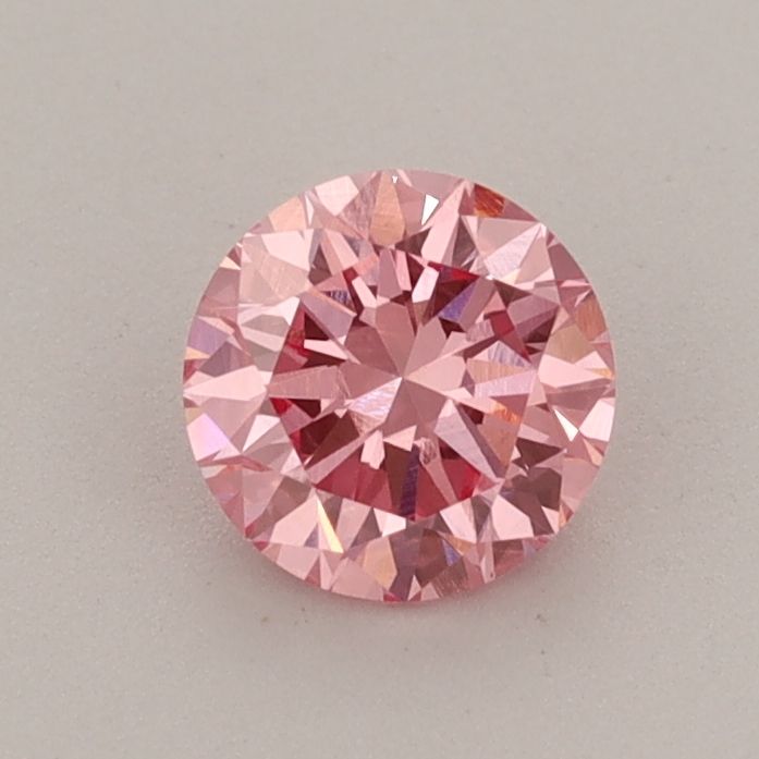 0.65 CT Fancy Vivid Pink ROUND