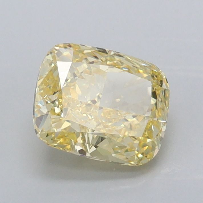 1.15 CT Fancy Vivid Yellow CUSHION BRILLIANT
