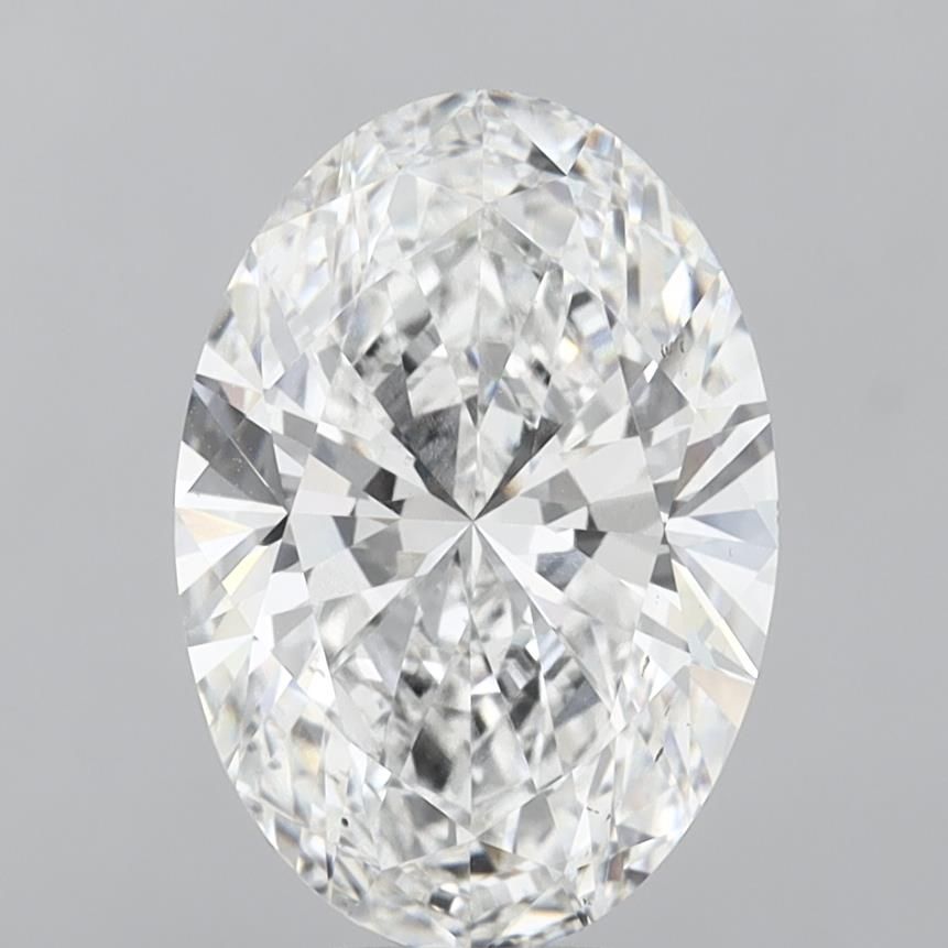 8.08 ct. oval Lab Grown Diamond front image