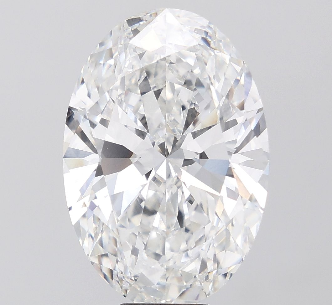9.01 ct. oval Lab Grown Diamond front image