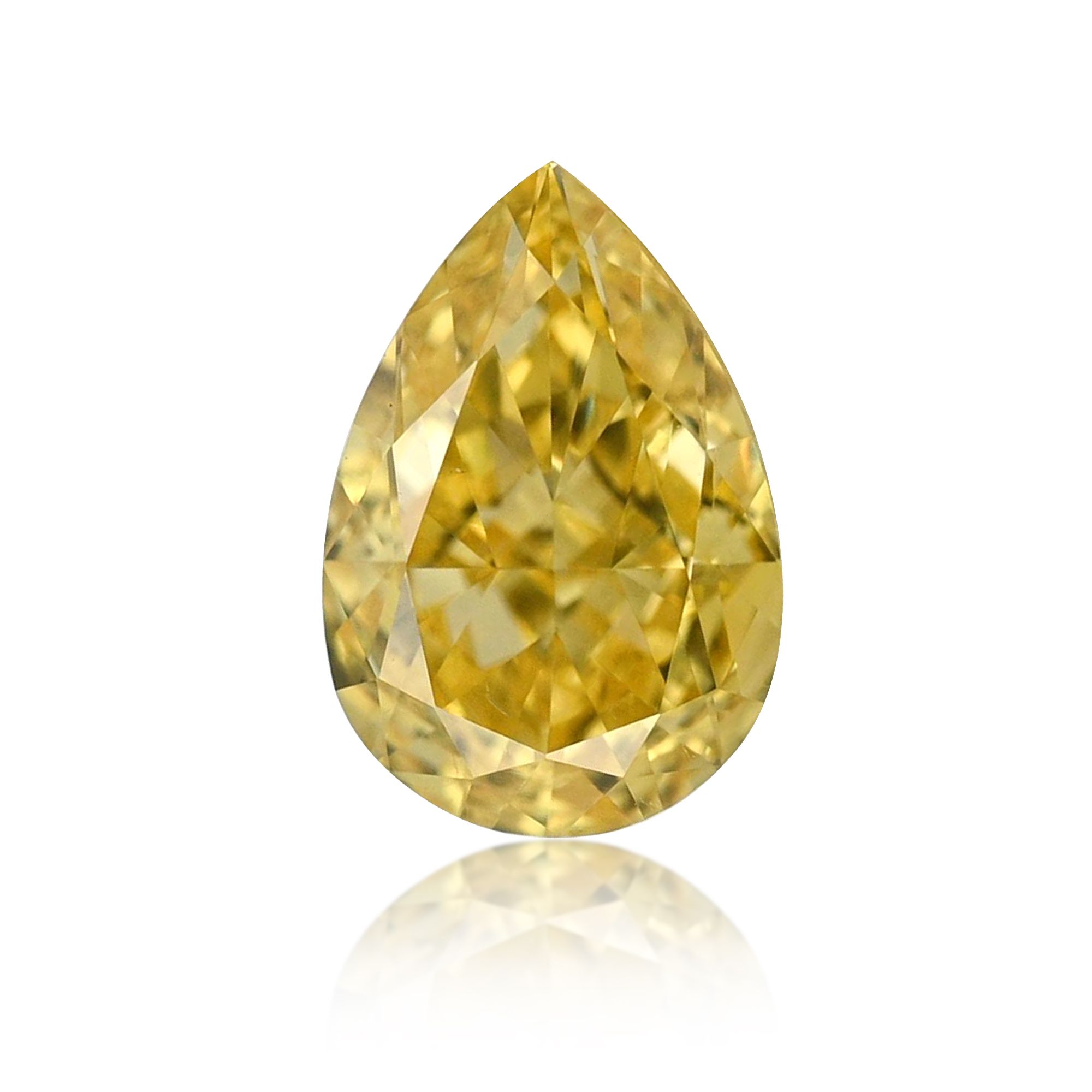 Diament 0.43 ct Fancy Vivid Yellow/SI1