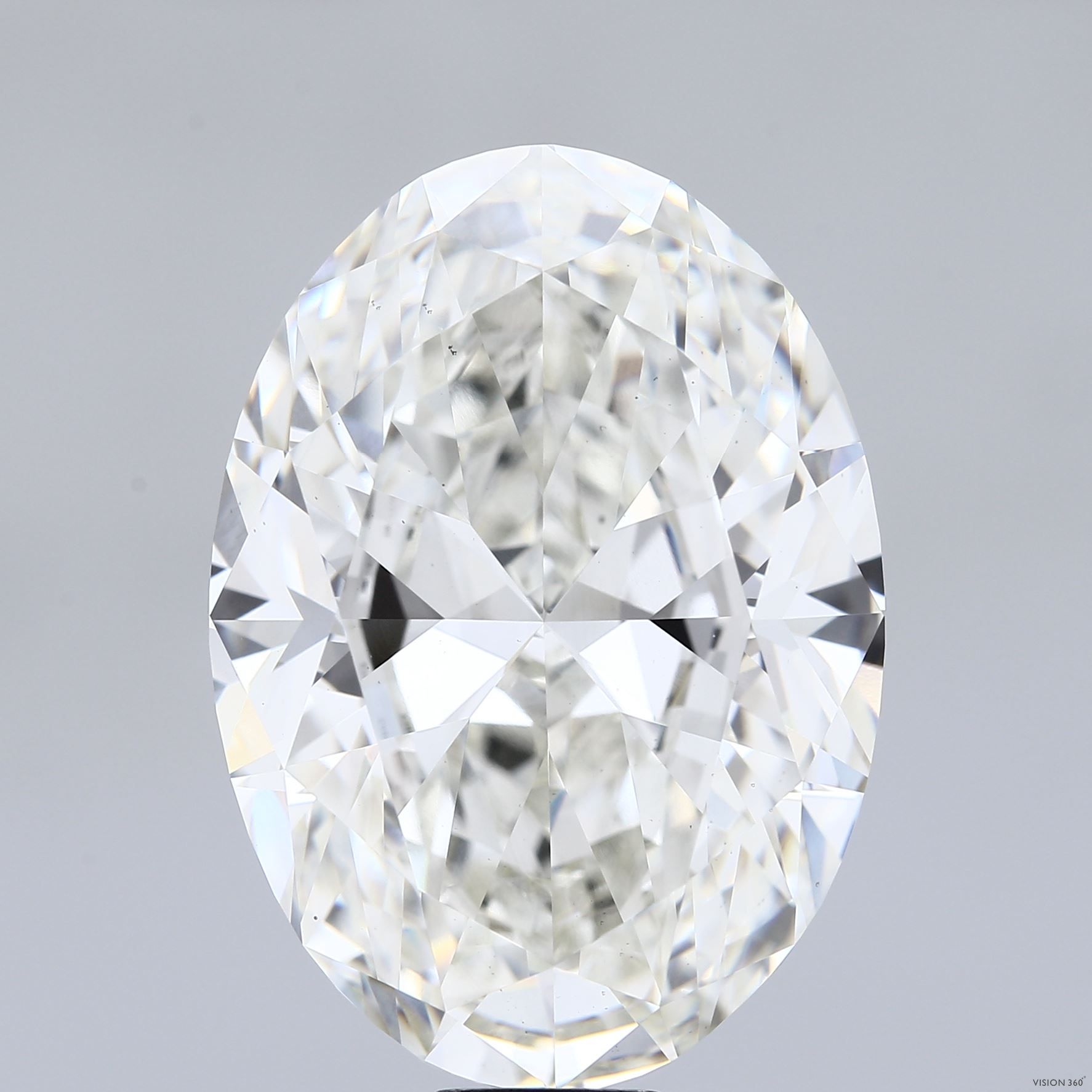 27.11 ct. oval Lab Grown Diamond front image