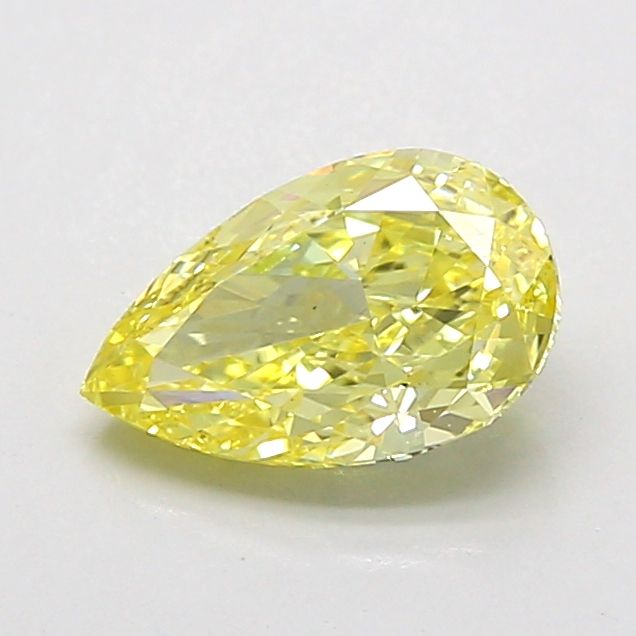 1.01 CT Fancy Intense Yellow PEAR