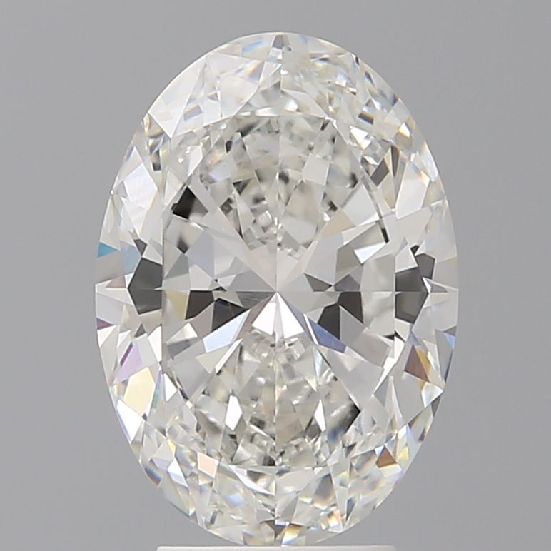 4.06 ct. oval Lab Grown Diamond front image