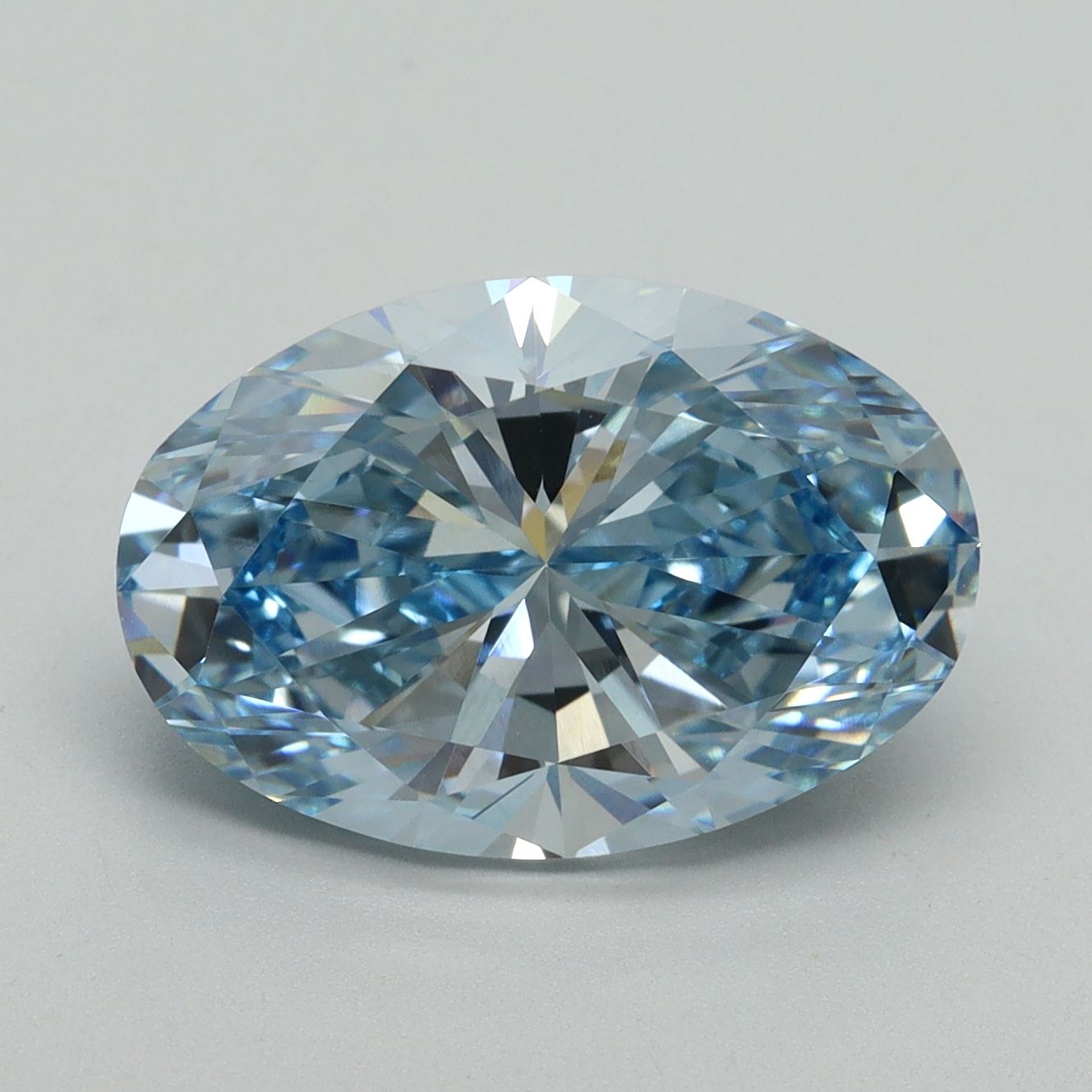 5.20 ct. oval Lab Grown Diamond front image