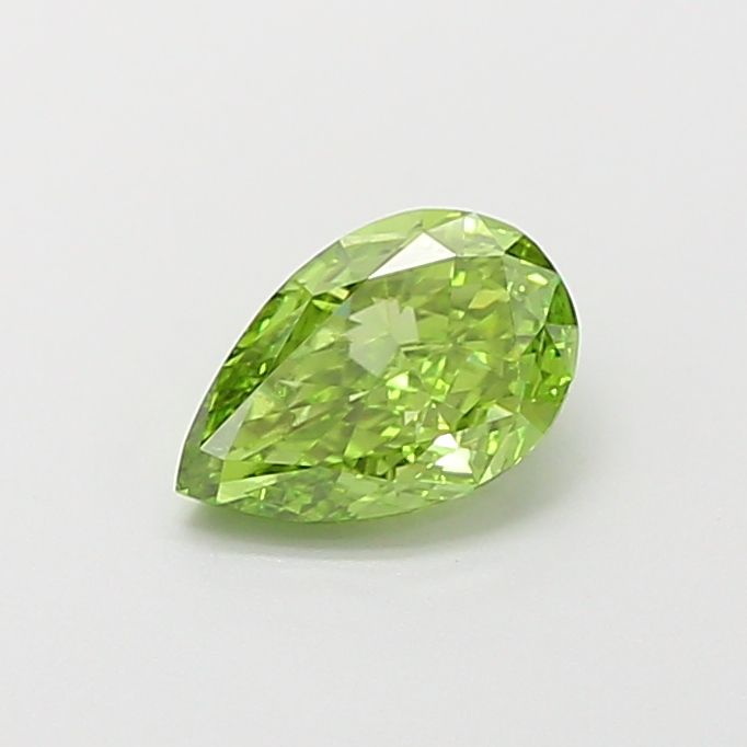 1.01 CT Fancy Vivid Green PEAR