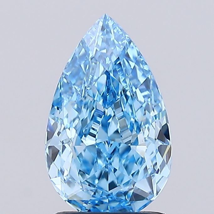 1.81 CT Fancy Vivid Blue PEAR