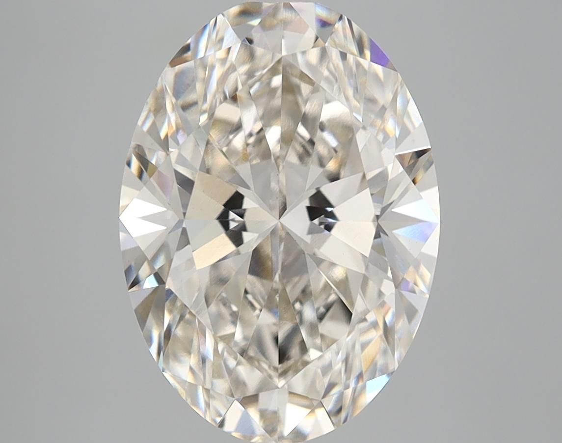 4.08 ct. oval Lab Grown Diamond front image