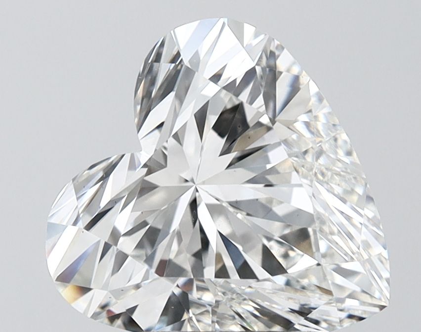 3.26 carat f VS1 EX Cut IGI heart diamond
