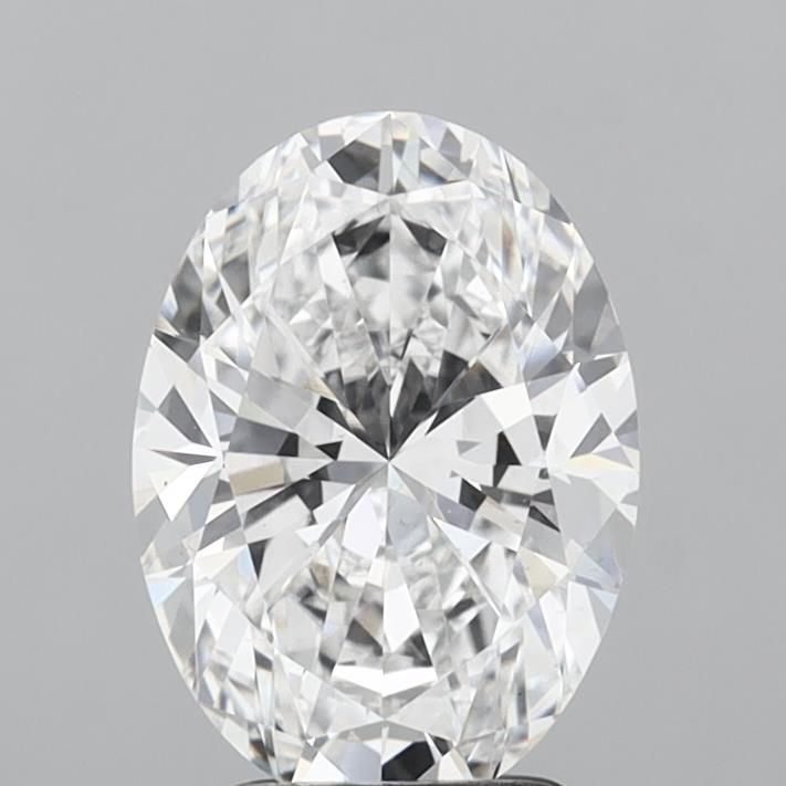 3.01 ct. oval Lab Grown Diamond front image
